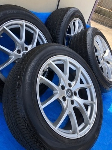 タイヤ&ホイール バリ溝　235/55R18