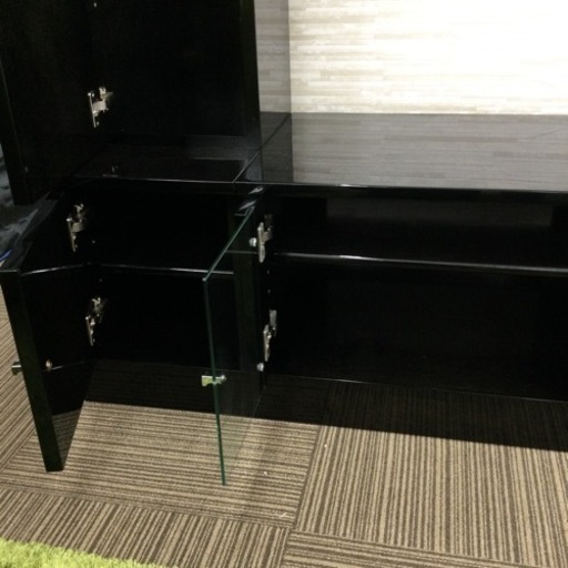 8/29【✨収納力大‼️✨】定価188,000円 IDC大塚家具購入 55インチのテレビは余裕で収まります。リビングボード 収納棚 ブ