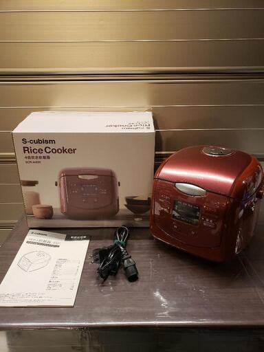 ☆美品☆S-cubism Rice Cooker 炊飯器 4合炊き SCR-H40B 2018年製