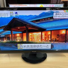 新生活応援SALE　　シャープ　アクオス　24型テレビ　2018年製　　リサイクルショップ宮崎屋住吉店2.3.30　ｙ