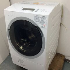 (5/8受渡済)YJT3952【TOSHIBA/東芝 ドラム洗濯機 洗濯11.0㎏乾燥7.0㎏】美品 2018年製 TW-117E5L 家電 洗濯 左開き