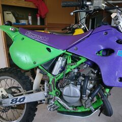 引取限定　カワサキ　KX80　ラージホイール　大人仕様の画像