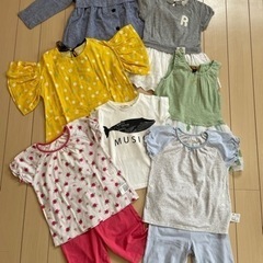 size100☆女の子夏服9点まとめ売り