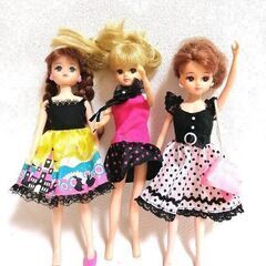 ◆当時物◆ タカラトミー リカちゃん人形 着せ替え人形 ドール 洋服 小物 コレクション まとめ　レトロの画像