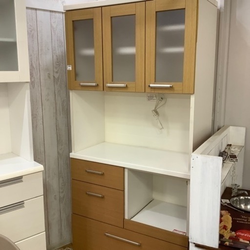 レンジボード　ニトリ　3枚扉　ナチュラル　【トレファク南柏店】