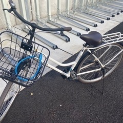 【受渡者決定】自転車　27インチ　変速なし　シティサイクル