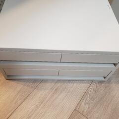 無印　ゴミ箱、収納セットの画像