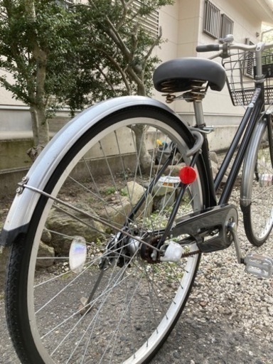 325.シティーサイクル27インチ黒（内装3段変速）