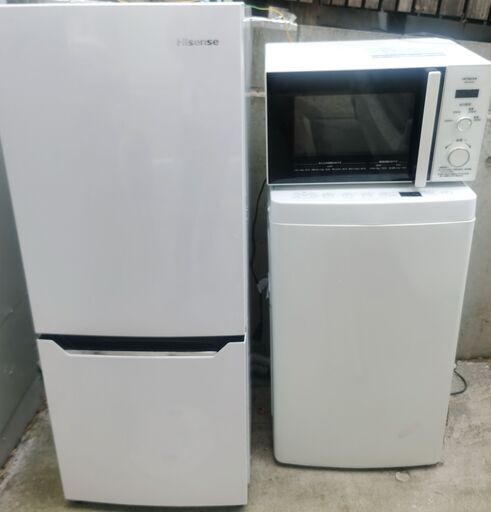 「着払い即購入不可」　高年式　生活家電　冷蔵庫　洗濯機　電子レンジ　3点セット