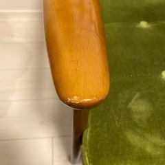 カリモク60 Kチェア 2シーター モケットグリーンの画像