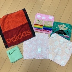 新品含★ハンドタオル、ハンカチ等5点