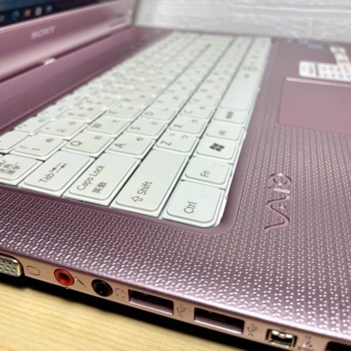 初心者様にもオススメVAIOノート可愛いピンク♪新品SSD換装☆オフィス付き 初心者様にもオススメVAIOノート可愛いピンク♪新品SSD換装☆オフィス付き
