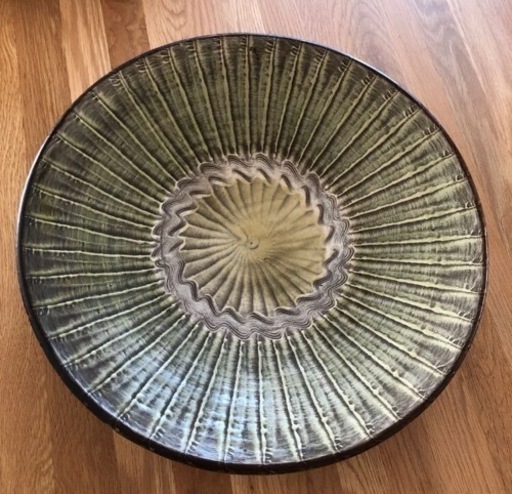 【美品】小鹿田焼　大皿　40cm  骨董品