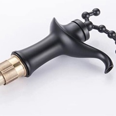 蛇口  混合水栓  マジックランプ ブラックの画像