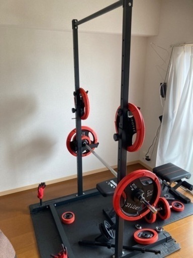 ベンチプレス一式バーベル、ダンベル100kgセット