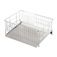 (受け取り者決まりました。)ステンレス 水切りカゴ(中古)