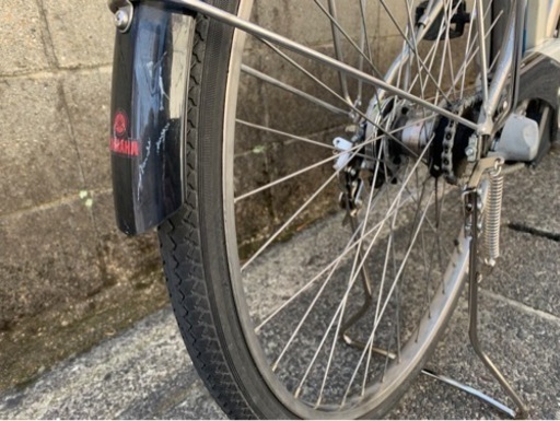 【電動自転車】ヤマハ　パスシティS 8.1ah新品バッテリー付　状態良好❗️通勤、通学に❗️若林自転車　膳所SALE❗️