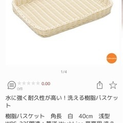【無料】樹脂バスケット　2個の画像