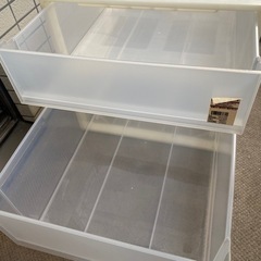 無印良品　ポリプロピレン　クローゼットケース　引出式　2個セットの画像