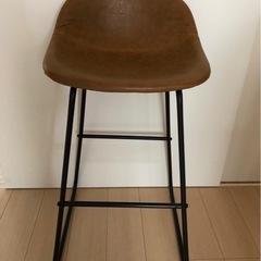 Cheri Bar stool （キャメル）スツール　チェア　カウンターチェアの画像