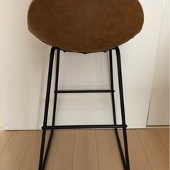 Cheri Bar stool （キャメル）スツール　チェア　カウンターチェアの画像