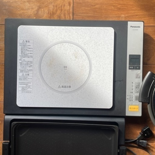 美品★専用なべ付きパナソニック Panasonic KZ-HP2000 IHホットプレート 平面プレート