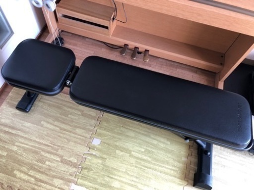 折りたたみ式トレーニングベンチ マルチポジション（フラット、インクライン、デクライン）