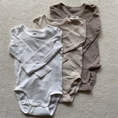 ボディスーツ 3枚セットH&M 6-9months 75cm