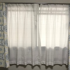 ニトリの洗濯できるカーテンの画像