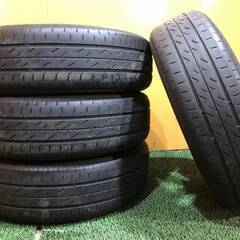 No.760　スズキ ワゴンR純正ホイール　14インチ 14×4.5J　4穴 PCD100　ブリヂストンタイヤ 155/65R14　4本 売切 140サイズ×4の画像
