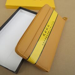  新品 未使用 風水秘伝 黄色 財布 管理番号11の画像