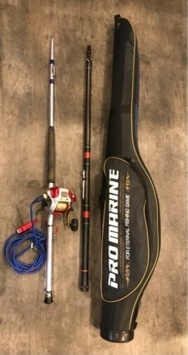 【中古/セット】SHIMANO＆Daiwa 電動リール＆釣竿3000PLAYS SO-310