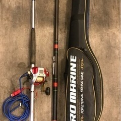 【中古/セット】SHIMANO＆Daiwa 電動リール＆釣竿3000PLAYS SO-310