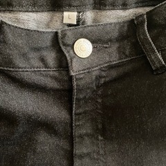 ストレッチ黒デニムの画像