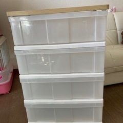 収納チェスト　4段