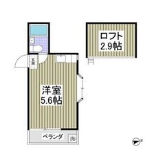💖初期費用0円対応可能💖西武池袋線「元加治」駅徒歩11分🌟最上階・1Ｒ（ロフト付き）🎵管理番号「133823」  - 入間市