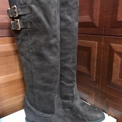 ダークブラウン　ブーツ　ほぼ未使用！