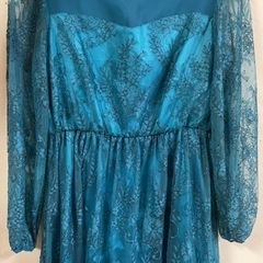 ロングワンピースドレス♡1度のみ着用^ ^