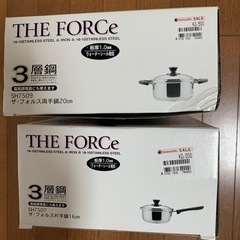 ✴︎受け渡し完了✴︎ ⭐︎新品⭐︎ステンレス鍋 2種の画像