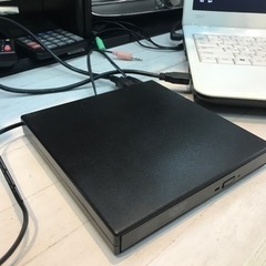 外付けCD DVDドライブ　USB 2.0ポータブルスリム