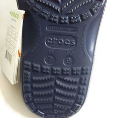 【未使用品】crocs/クロックス バヤ スライド Baya Slide Navy ネイビーの画像
