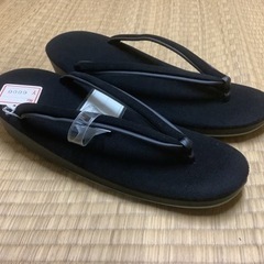 新品未使用　和装　草履　黒