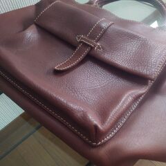 ゲンテン　革ハンドバッグの画像