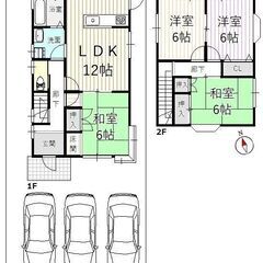 【田舎暮らし物件/室内動画有】★のどかな住環境！★南向き4LDK！★駐車3台可能！ - 高島市