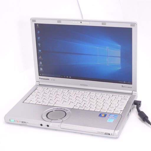 中古美品 日本製 ノートパソコン Panasonic CF-SX1GDKYS 第2世代Core i5 4GB DVD-ROM 無線 Bluetooth webカメラ Windows10 Office