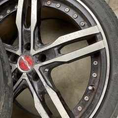 【取引中！決まりました！】シャレン19インチ 4本 パンク恐らく2本の画像