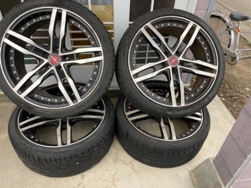 【取引中！決まりました！】シャレン19インチ 4本 パンク恐らく2本