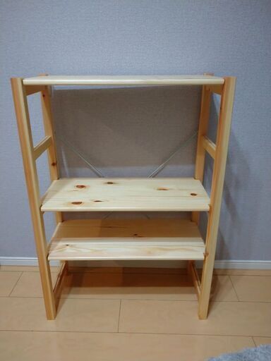 無印良品パイン材ユニットシェルフ