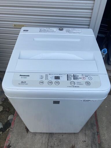 Panasonic パナソニック 簡易乾燥機能付き洗濯機 NA-F50BE5 2018年製 5㎏　部屋干しコース　香りしっかりコース