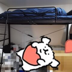 「あげます」シングル二段ベッドの画像